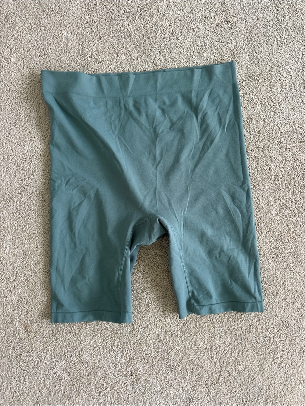 Women’s Bike Shorts - Sage Green High-Waist Comfort